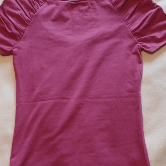 Ruched short-sleeve t-shirt - Picture 2 of 3